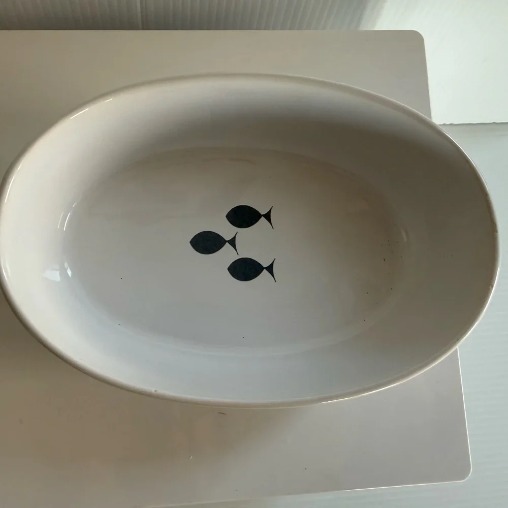 Polka Dot Cat Bowl